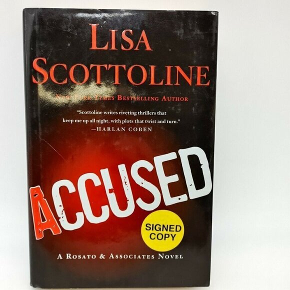 Lisa Scottoline Other - Accused A Rosato And Associates Novel Lisa Scottoline 2013 Hardcover Book Singed